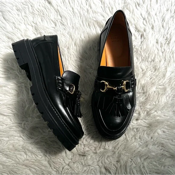 sezane AMY ローファー　サイズ38 Amy Loafers - Glossy Black - Bovine leather - Sézane
